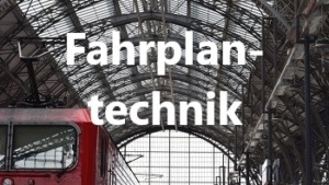 Zug im Bahnhof, Fahrplantechnik, Themen, Bahntechnik, Bahnbetrieb