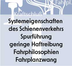 Eisenbahnwebinar, Schulung über Schienensysteme, Eigenschaften, Spurführung, geringe Hanftreibung, Fahrphilosophien und Fahrplanzwang
