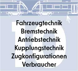 Eisenbahnwebinar, Schulung über Fahrzeugtechnik, Bremstechnik, Antriebstechnik, Kupplungstechnik, Zugkonfigurationen und Verbraucher